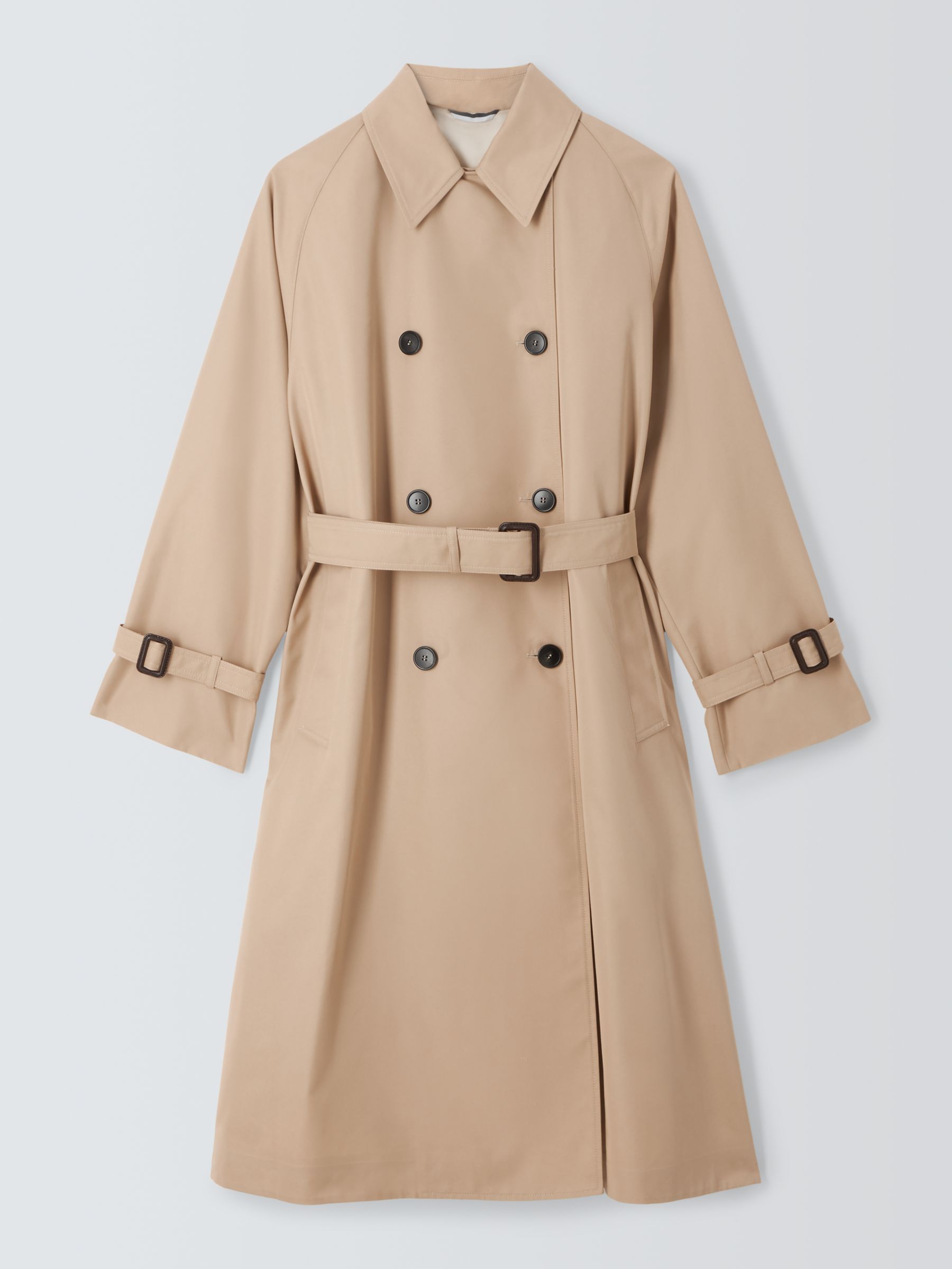 Buy Weekend MaxMara Canasta Double Breasted Trench Coat, Beige Online at johnlewis.com