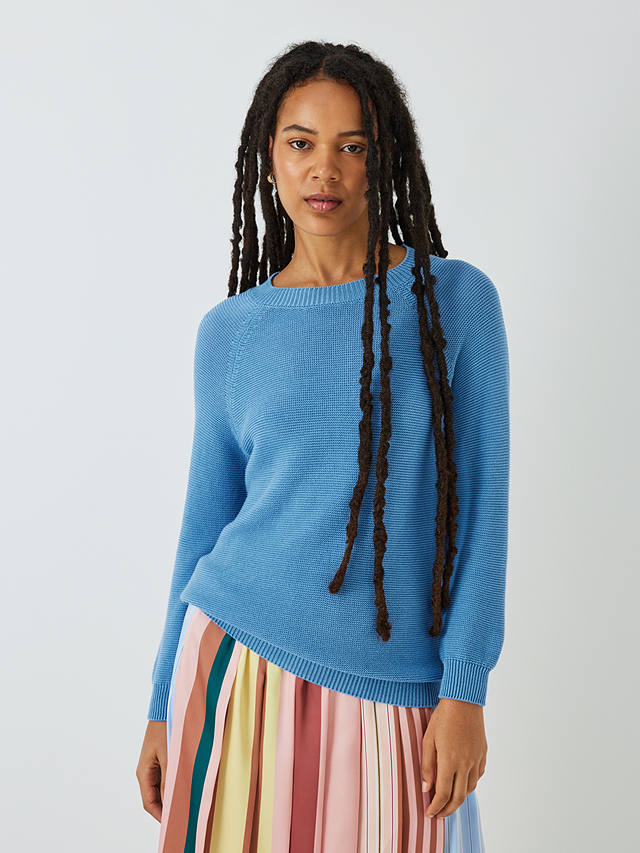 Weekend MaxMara Linz Cotton Knit Jumper, Blue