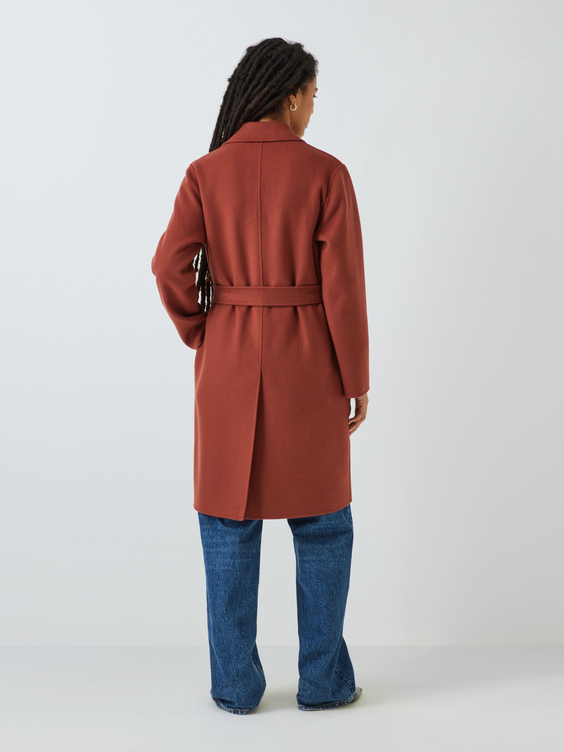 Buy Weekend MaxMara Flirt Wool Blend Trench Coat, Chestnut Online at johnlewis.com
