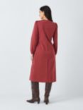 Weekend MaxMara Febe Tie Detail Jersey Midi Dress, Chestnut