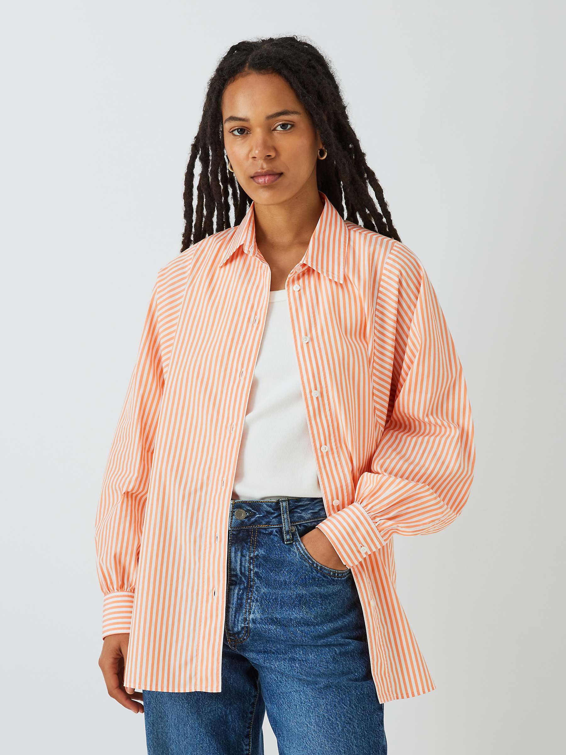 Buy Weekend MaxMara Fufy Oversized Striped Shirt, Multi Online at johnlewis.com