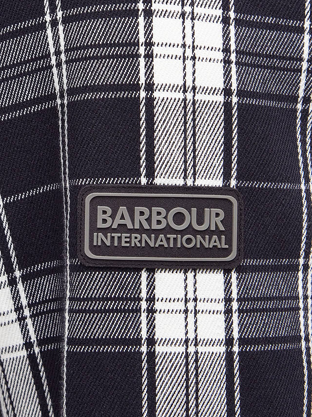 Barbour International Diode Overshirt, Black/White