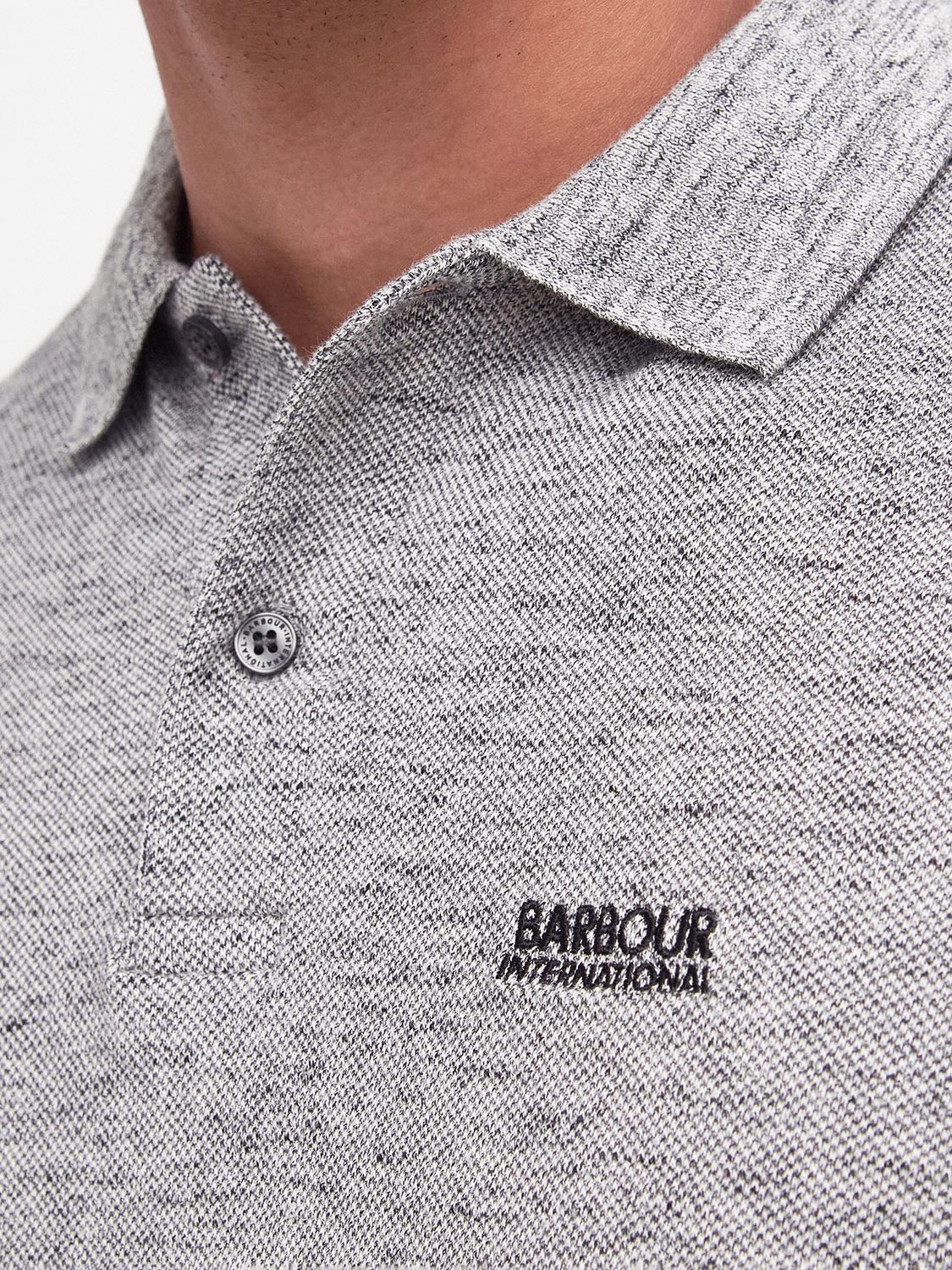 Barbour International Albert Polo Shirt, Grey, S