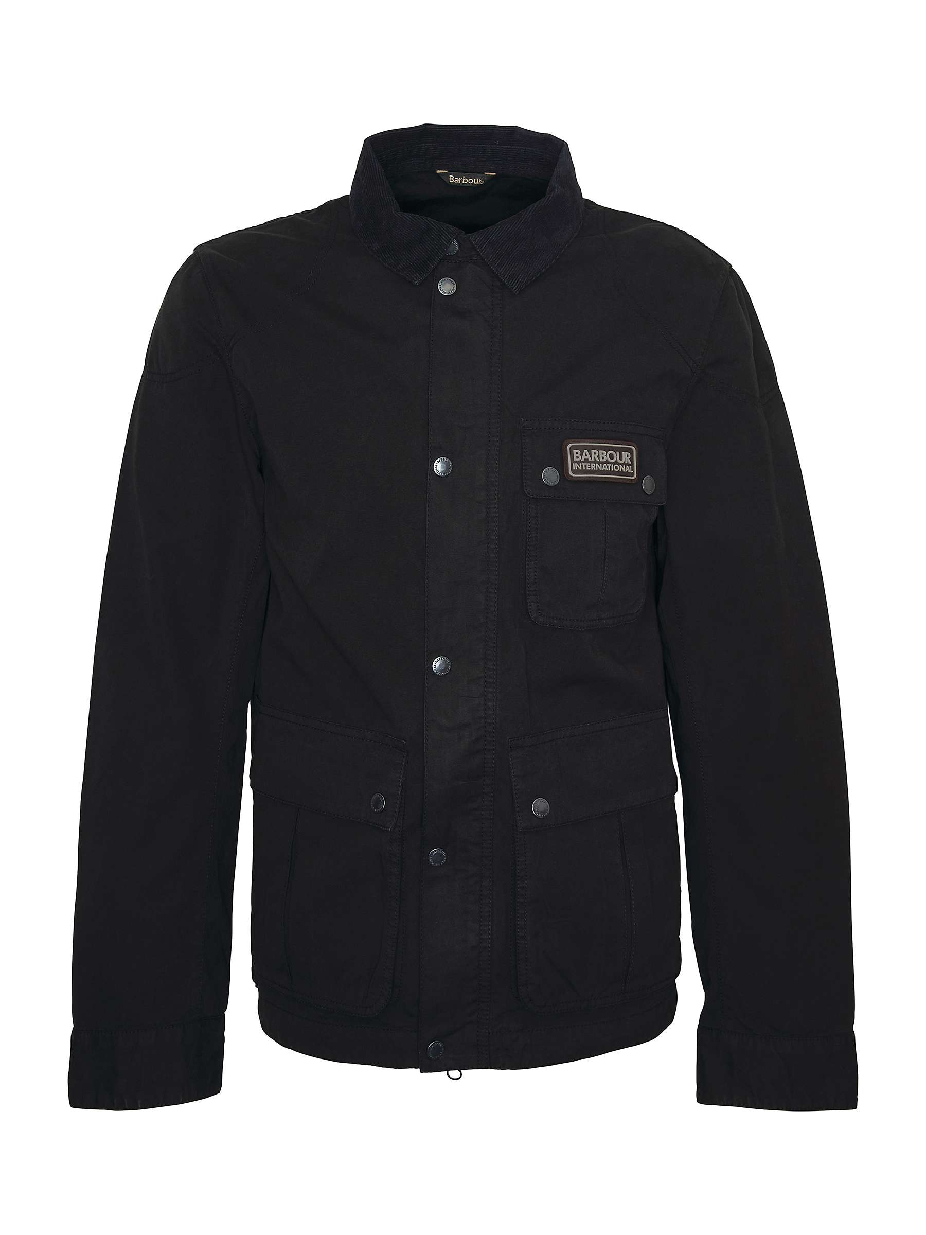 Buy Barbour International Tourer Barwell Casual Jacket, Black Online at johnlewis.com