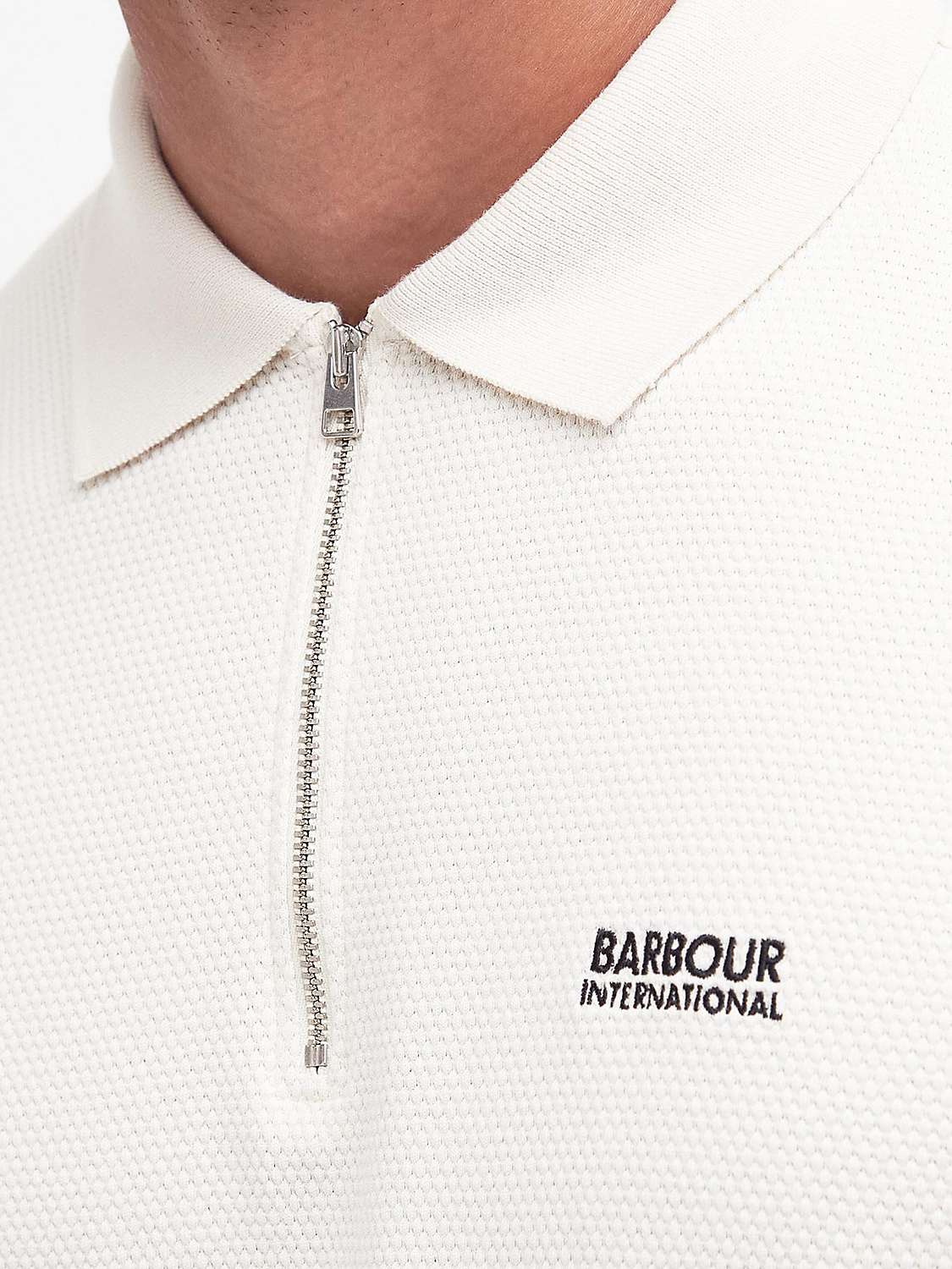 Buy Barbour International Albury Polo Shirt, Dove Grey Online at johnlewis.com