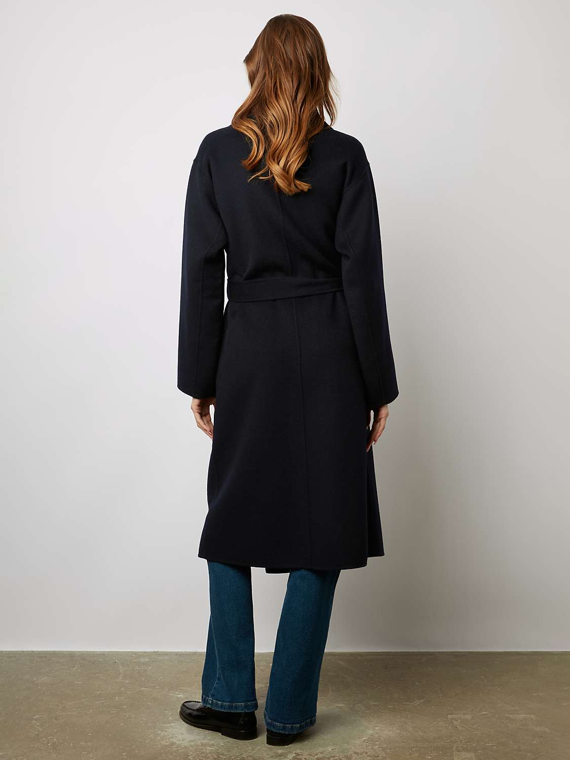Buy Gerard Darel Neissa Wool Blend Coat, Navy Online at johnlewis.com