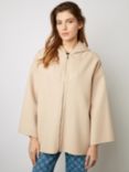 Gerard Darel Nesrynn Hooded Wool Jacket, Sand