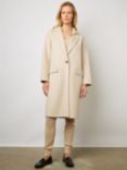 Gerard Darel Naomi Wool Blend Car Coat, Sand