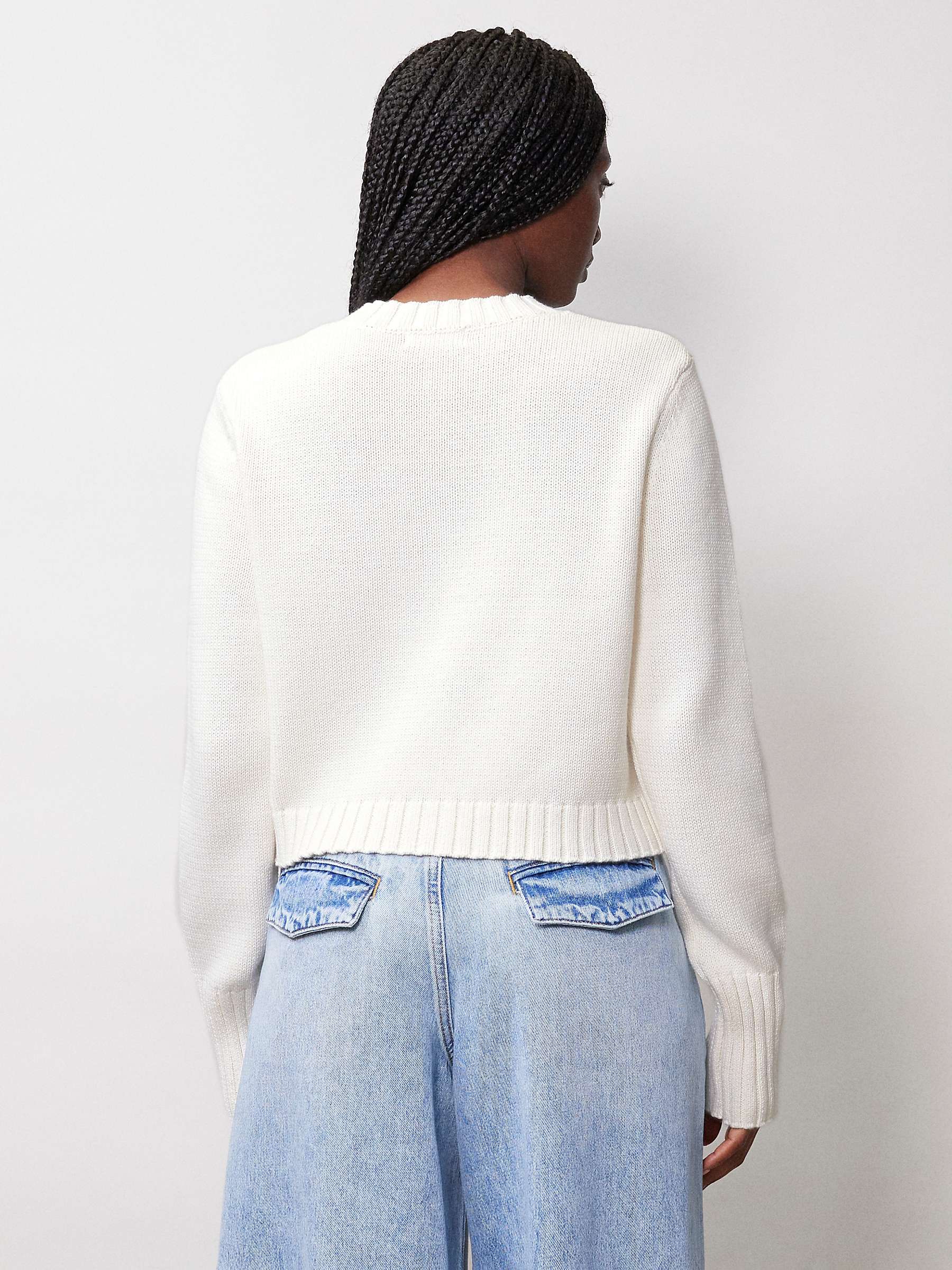 Buy Albaray Cotton Cropped Cardigan Online at johnlewis.com