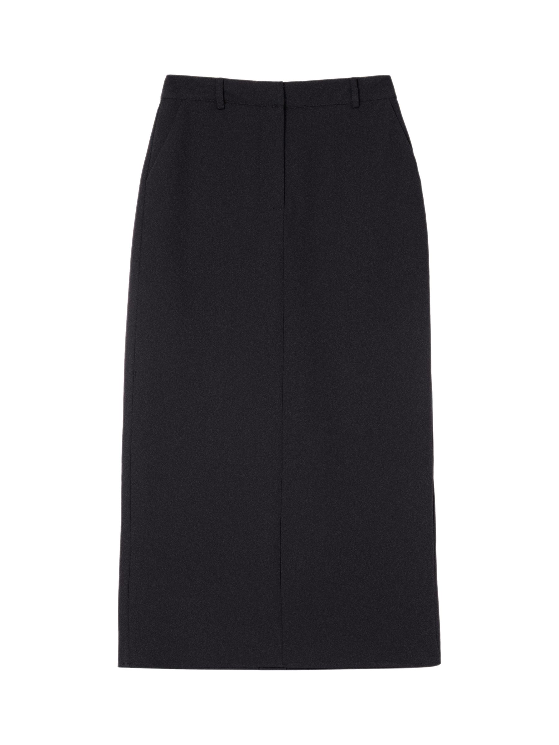 Buy Albaray Tailored Maxi Skirt, Black Online at johnlewis.com