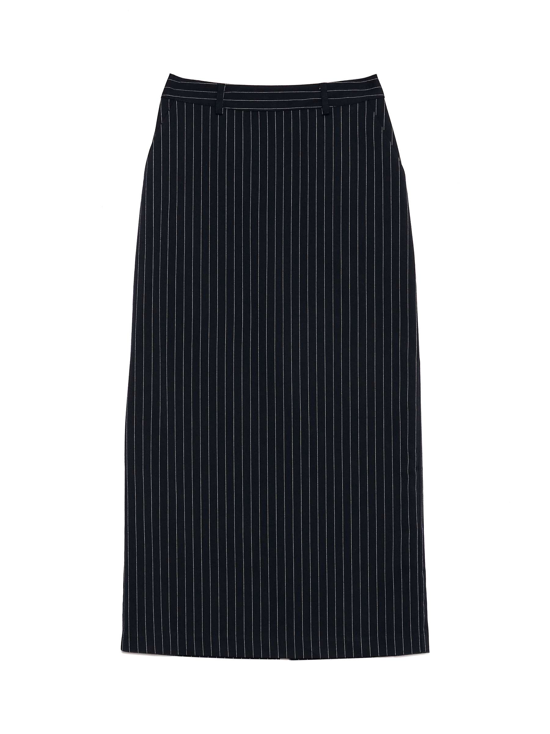 Buy Albaray Tailored Pinstripe Maxi Skirt, Navy Online at johnlewis.com