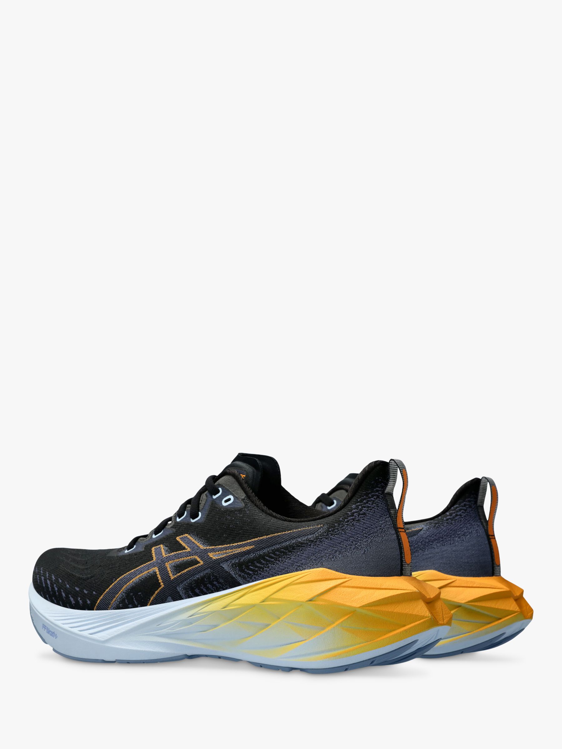Buy ASICS NOVABLAST™ 4 Men's Running Shoes, Black/Blue Online at johnlewis.com