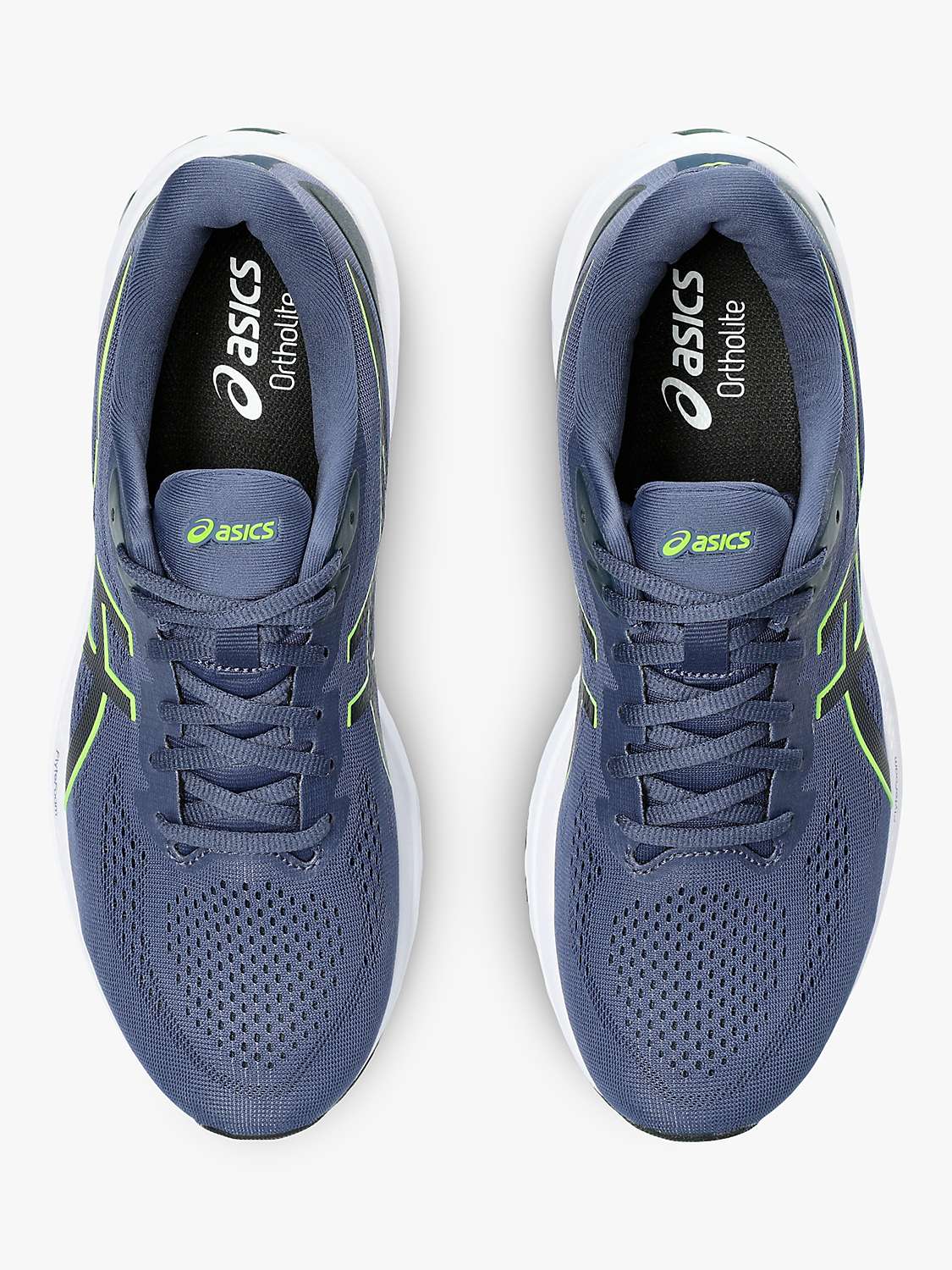 Buy ASICS GT-1000 12 Men's Running Shoes, Blue/Lime Online at johnlewis.com