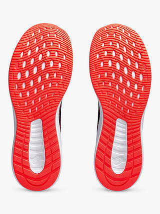 ASICS PATRIOT 13 Men's Running Shoes, Blue/Sunrise Red