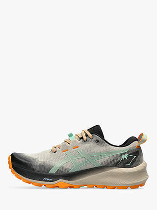 ASICS GEL-TRABUCO 12 Men's Running Shoes, Grey/Dark Mint