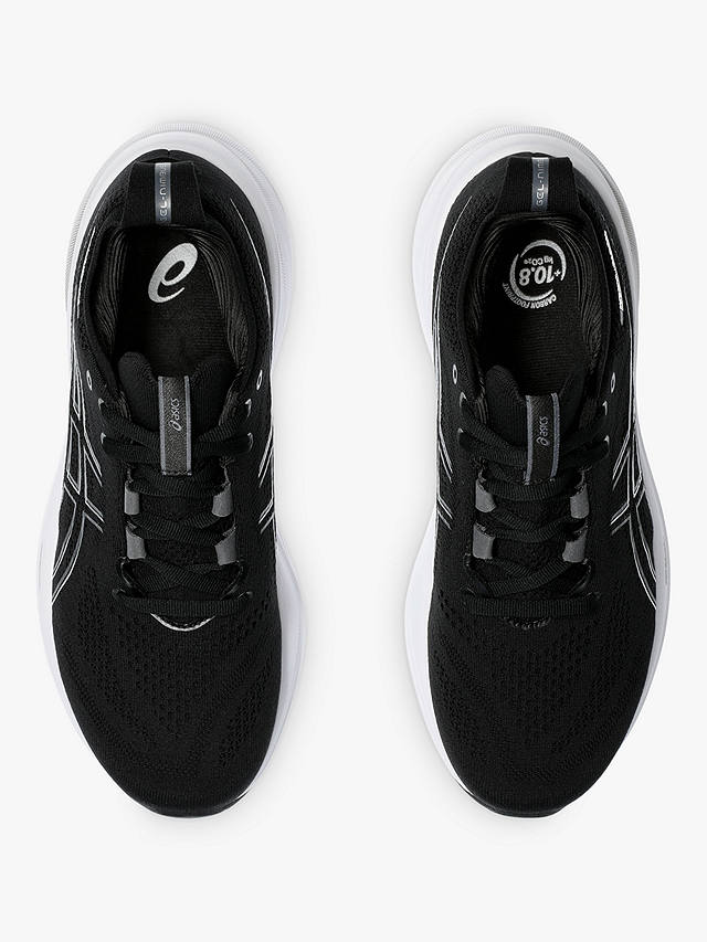 ASICS GEL-NIMBUS 26 Women's Running Shoes, Black/ Grey