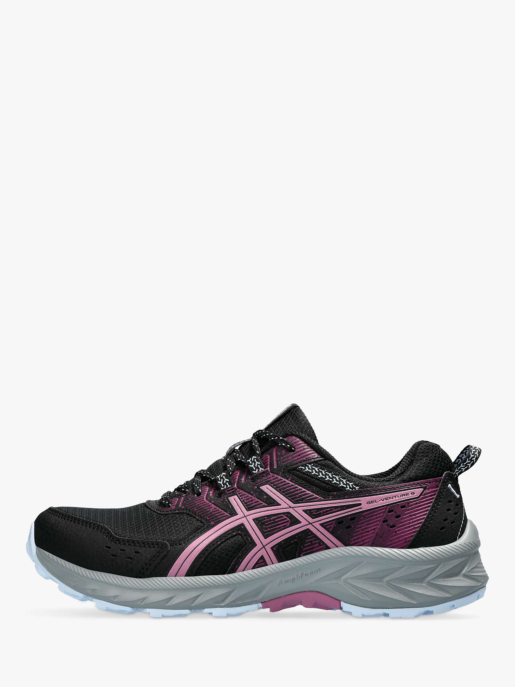 Buy ASICS GEL-VENTURE 9 Women's Trail Running Shoes, Black/Berry Online at johnlewis.com
