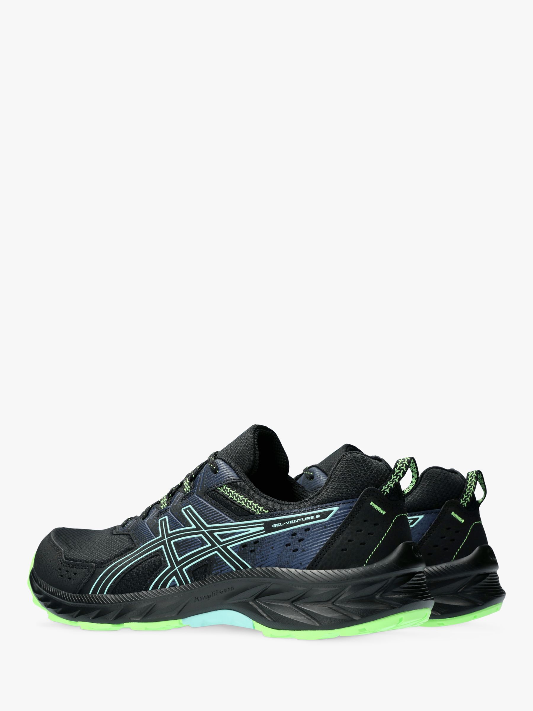 Buy ASICS GEL-VENTURE 9 Men's Running Shoes, Black/Mint Online at johnlewis.com