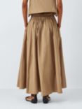 John Lewis Taffeta Skirt, Natural