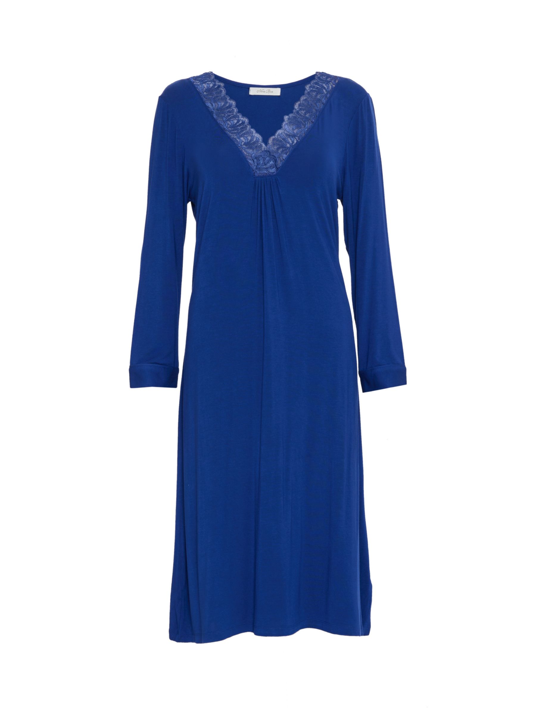 BRAVISSIMO NIGHTWEAR NIGHTDRESS IN PETROL BLUE OR RED COLOR (N80)