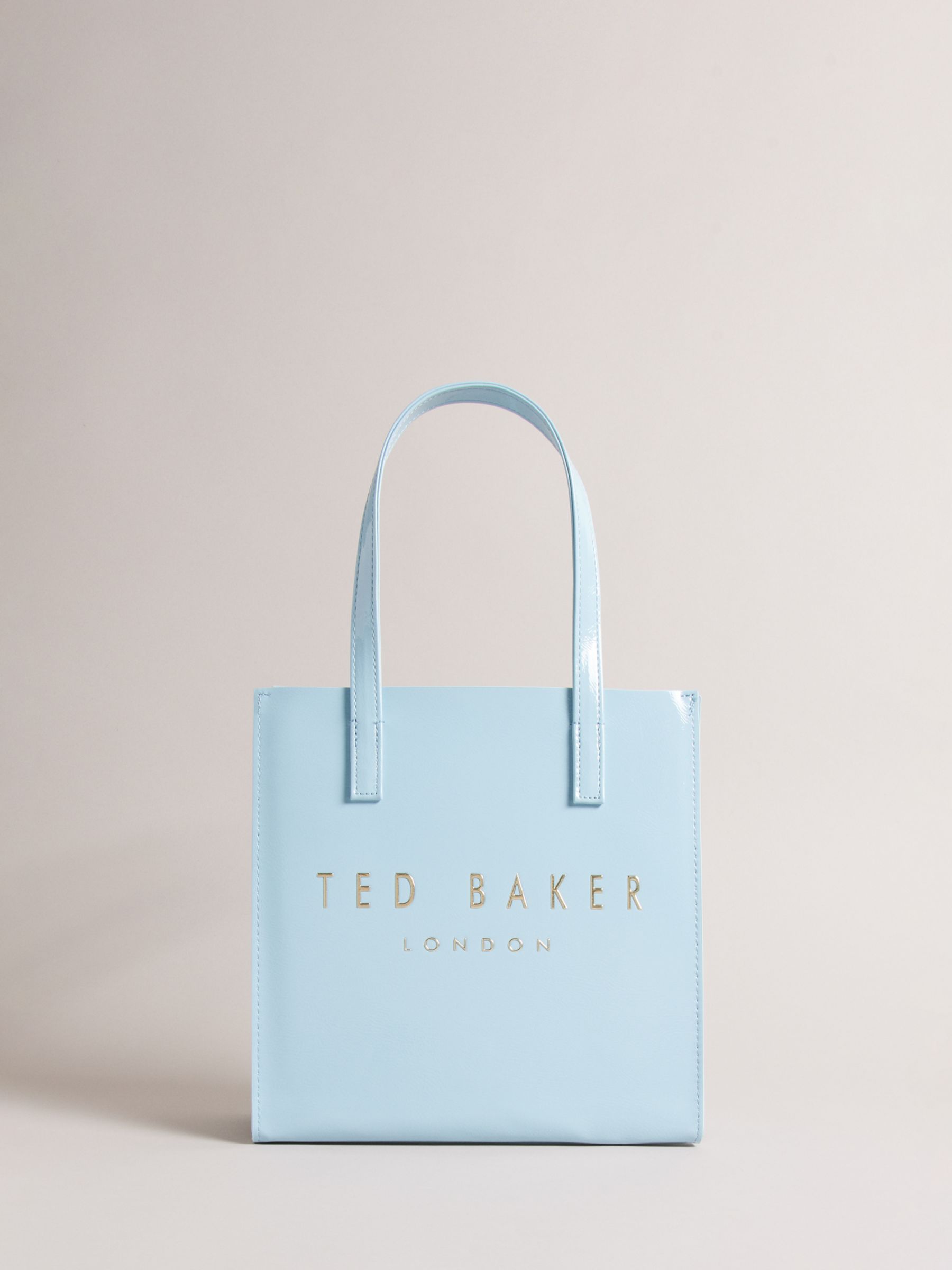 Ted Baker Crinion Crinkle Small Icon Bag, Light Blue, Stnd