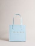 Ted Baker Crinion Crinkle Small Icon Bag, Light Blue