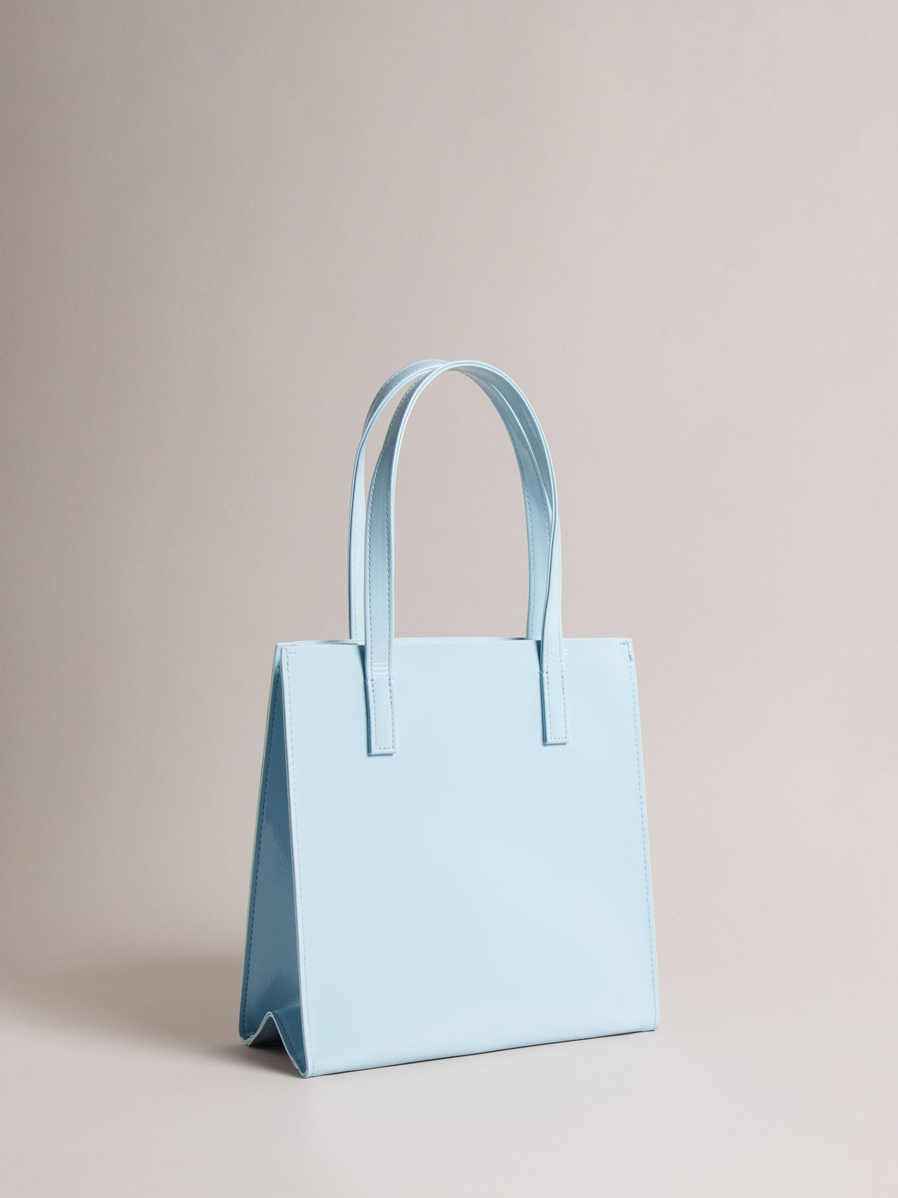 Buy Ted Baker Crinion Crinkle Small Icon Bag, Light Blue Online at johnlewis.com