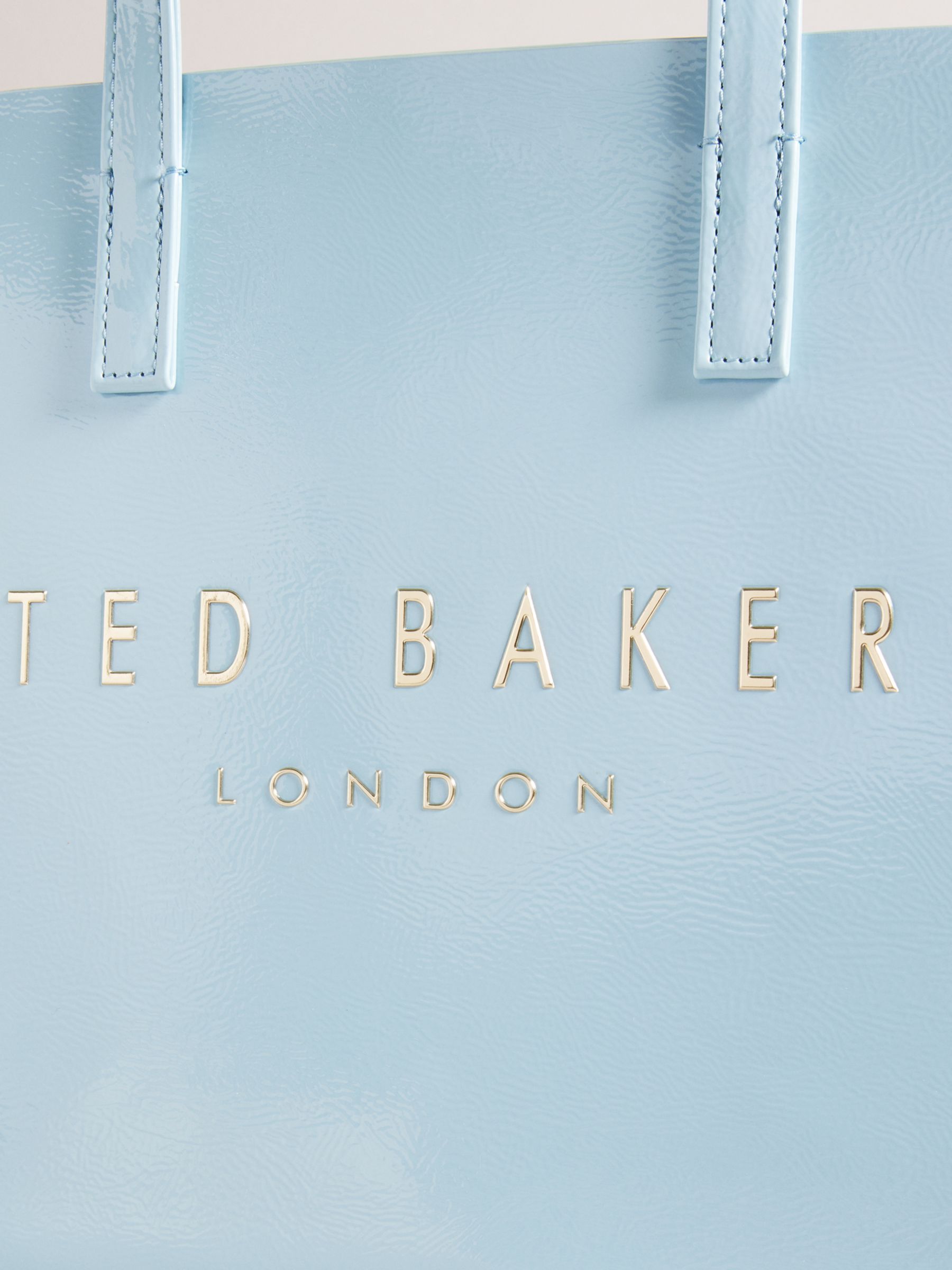 Ted Baker Crinion Crinkle Small Icon Bag, Light Blue, Stnd
