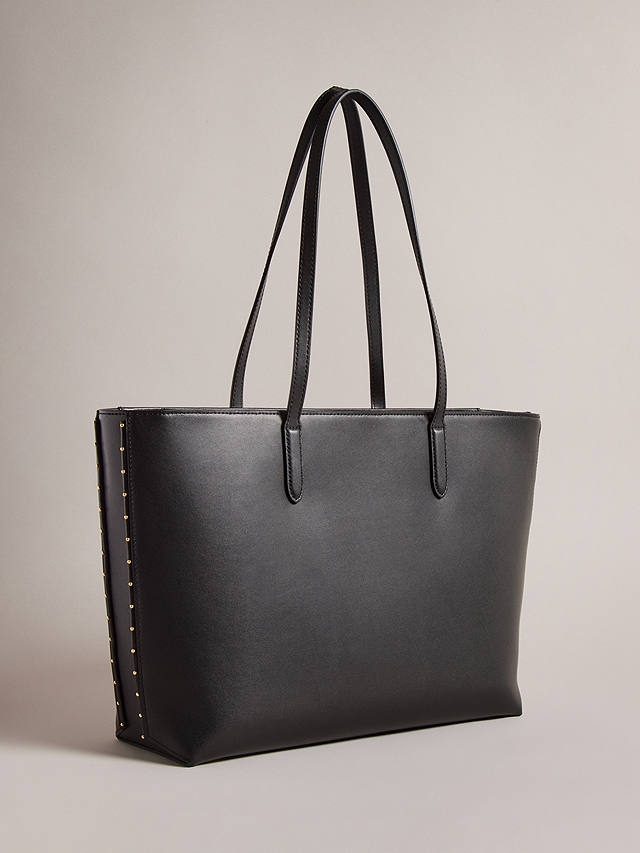 Ted Baker Kahlaa Studded Leather Tote Bag, Black