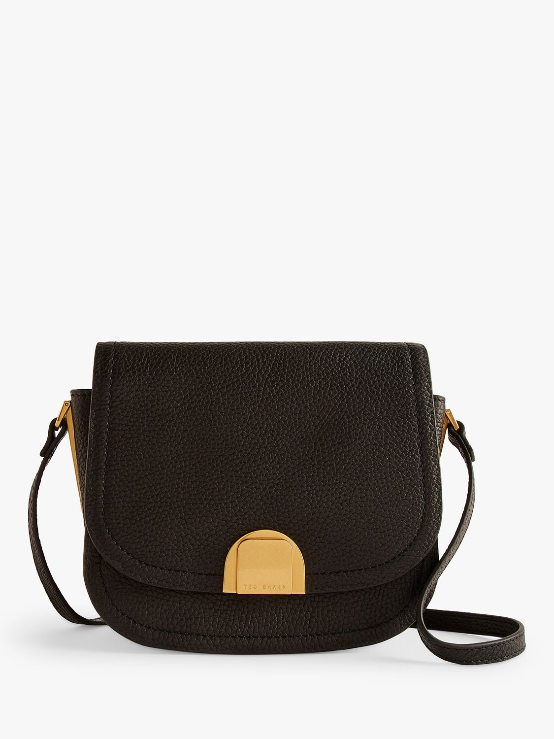 Buy Ted Baker Imilda Lock Detail Small Leather Satchel Bag Online at johnlewis.com