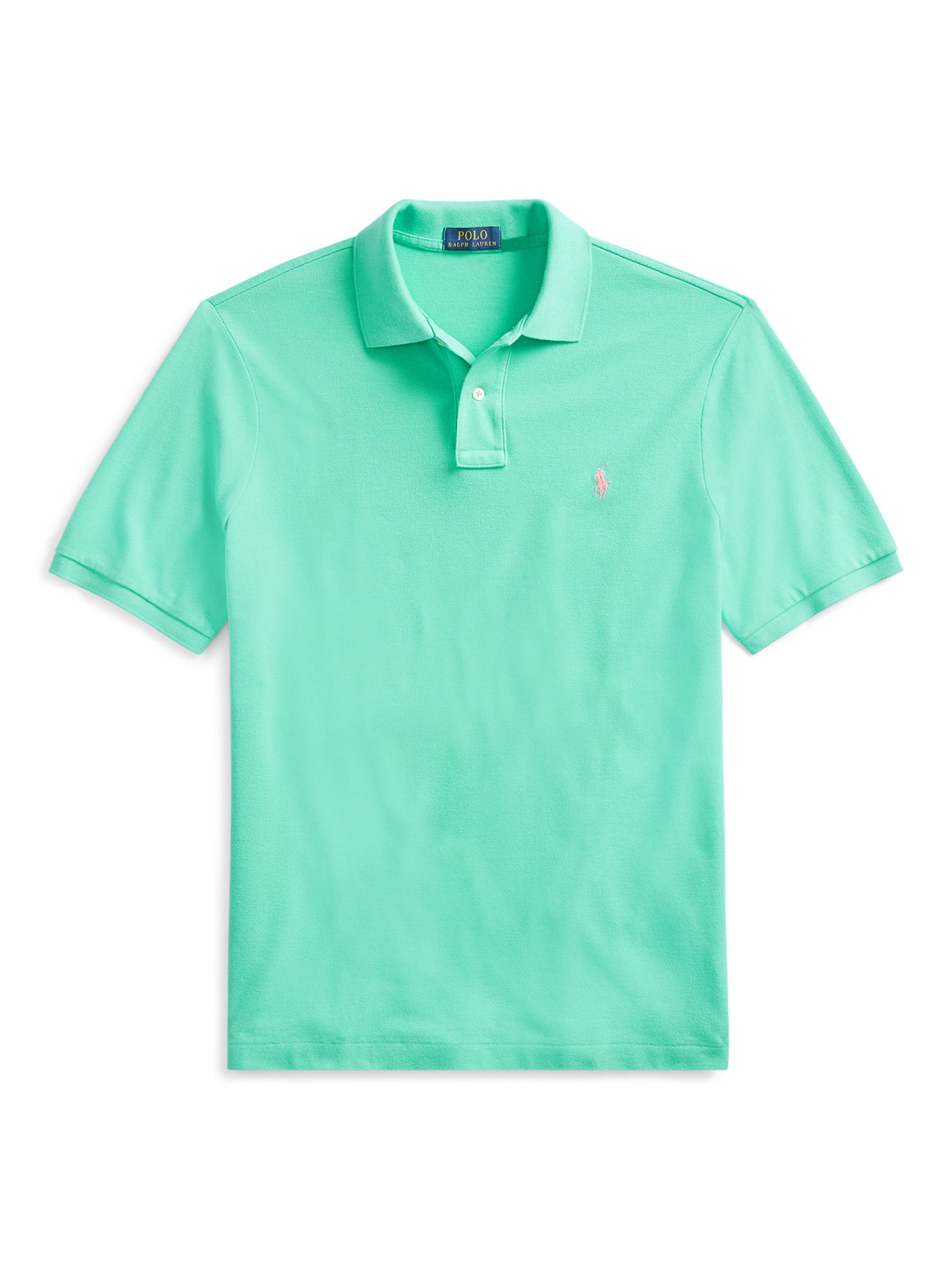 POLO RALPH LAUREN Classic Fit Soft Cotton Polo Shirt Raft Green LG, Green :  : Clothing, Shoes & Accessories