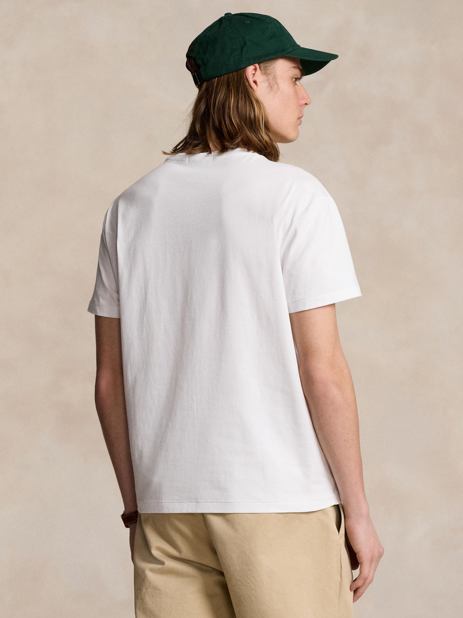 Ralph Lauren Chain Script T-Shirt, White, XXL