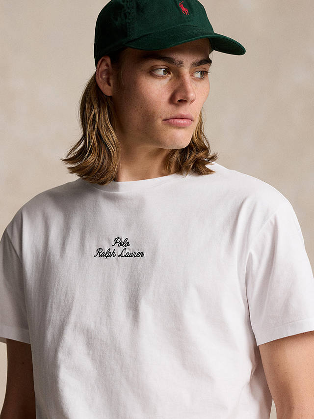 Polo Ralph Lauren Classic Fit Chain Script T-Shirt, White