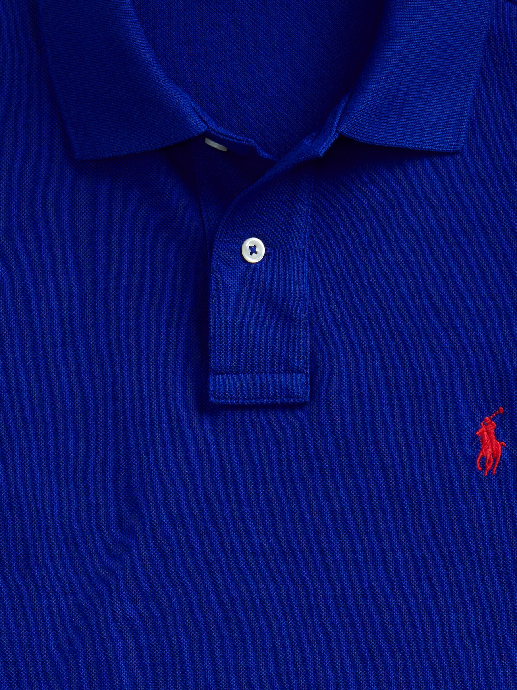 Polo Ralph Lauren Short Sleeve Custom Slim Fit Polo Shirt, Heritage ...