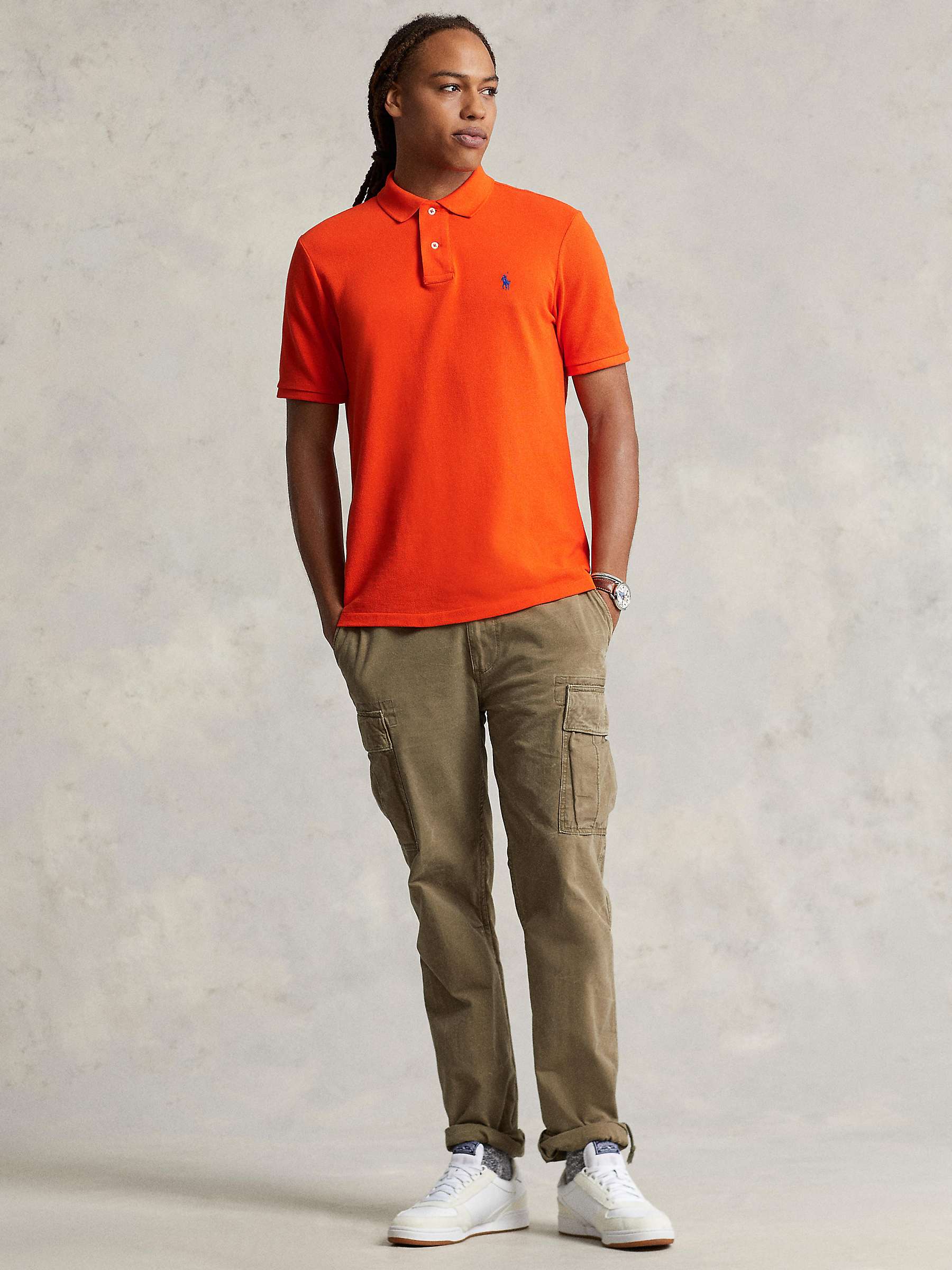 Buy Polo Ralph Lauren Short Sleeve Custom Slim Fit Polo Shirt Online at johnlewis.com