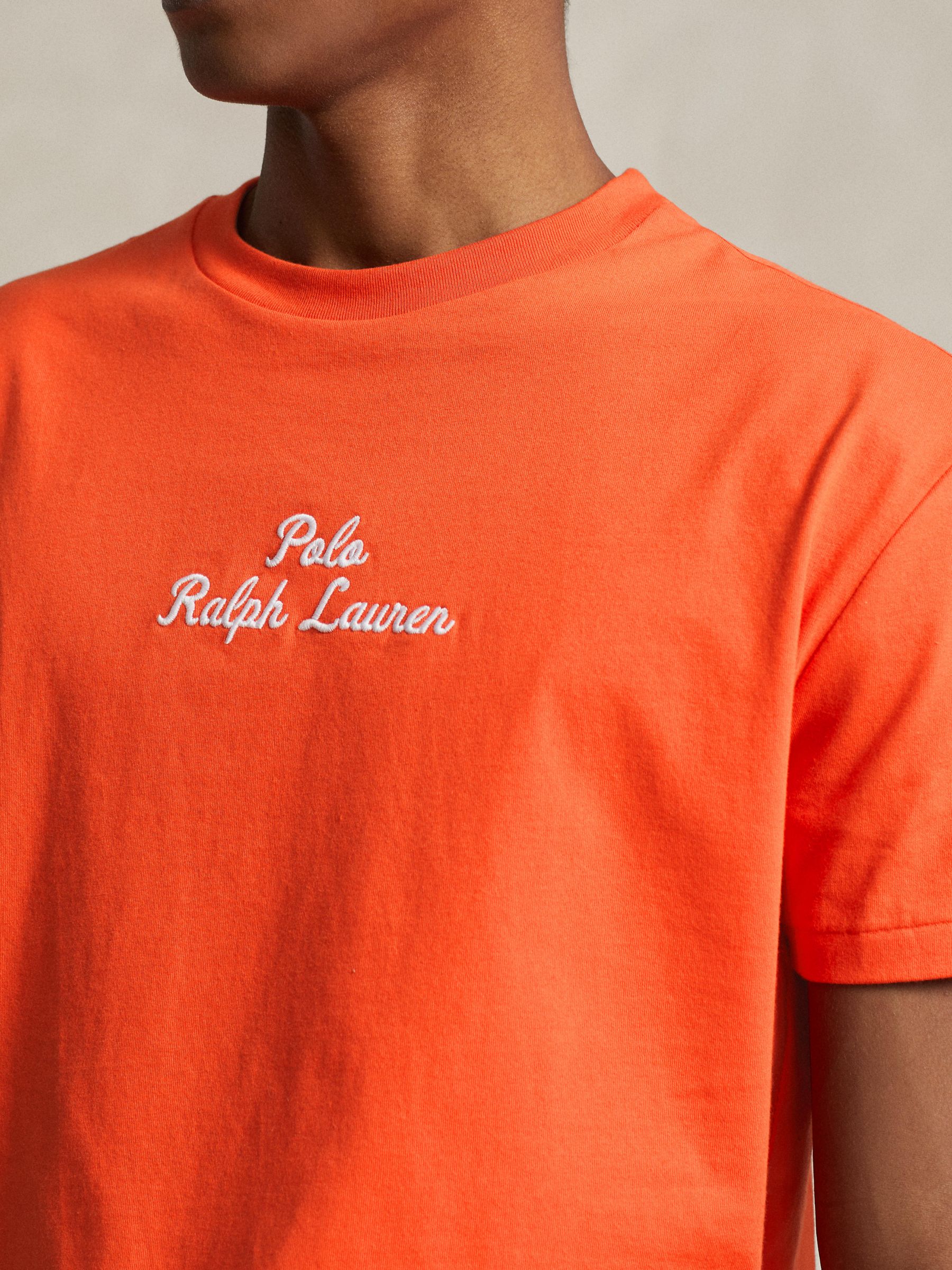 Buy Polo Ralph Lauren Classic Fit Chain Script T-Shirt Online at johnlewis.com