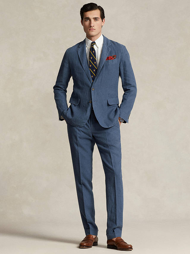 Ralph Lauren Polo Soft Modern Linen Suit Jacket, Corsair Blue