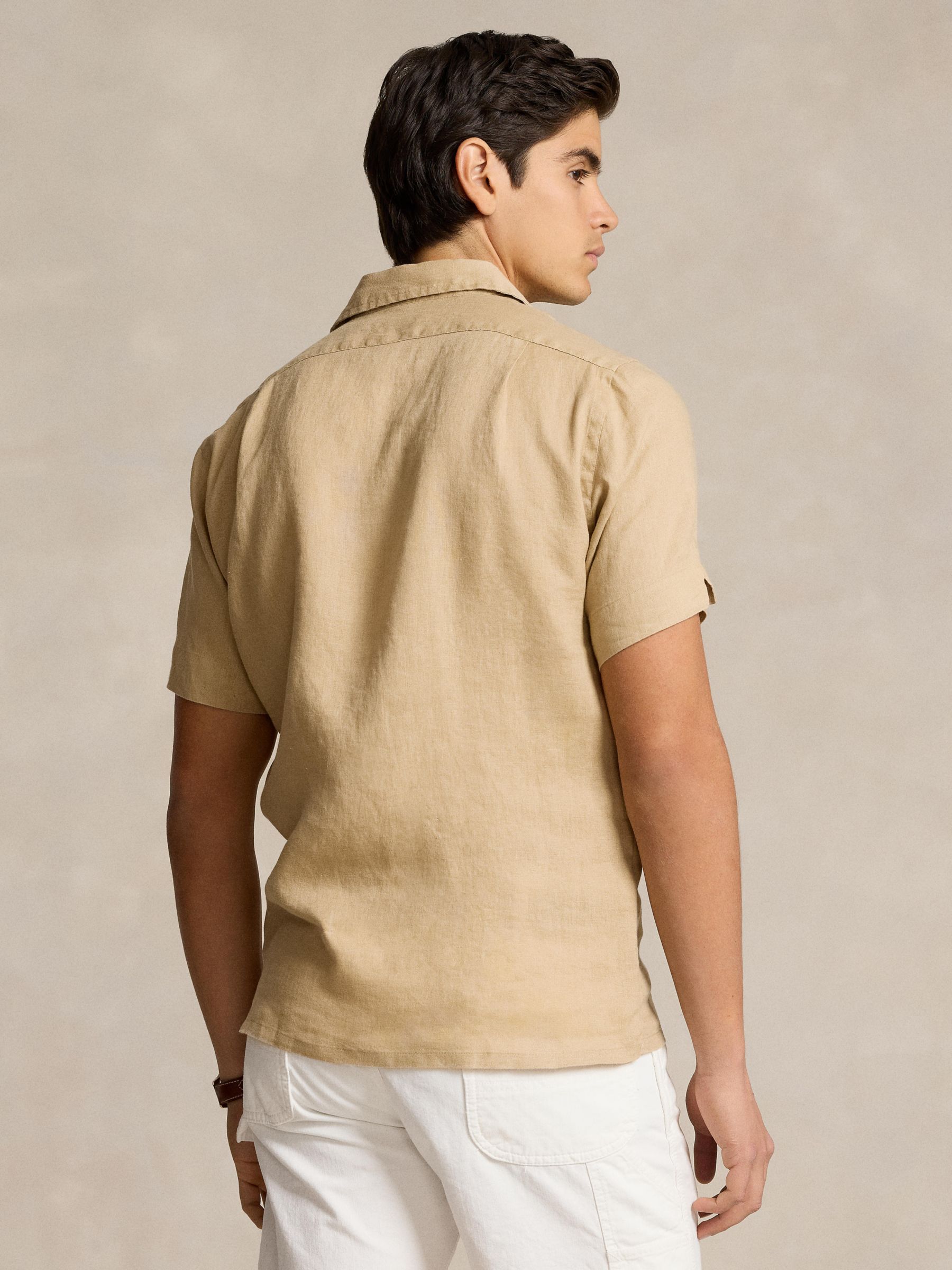 Polo Ralph Lauren Linen Shirt, Vintage Khaki, M