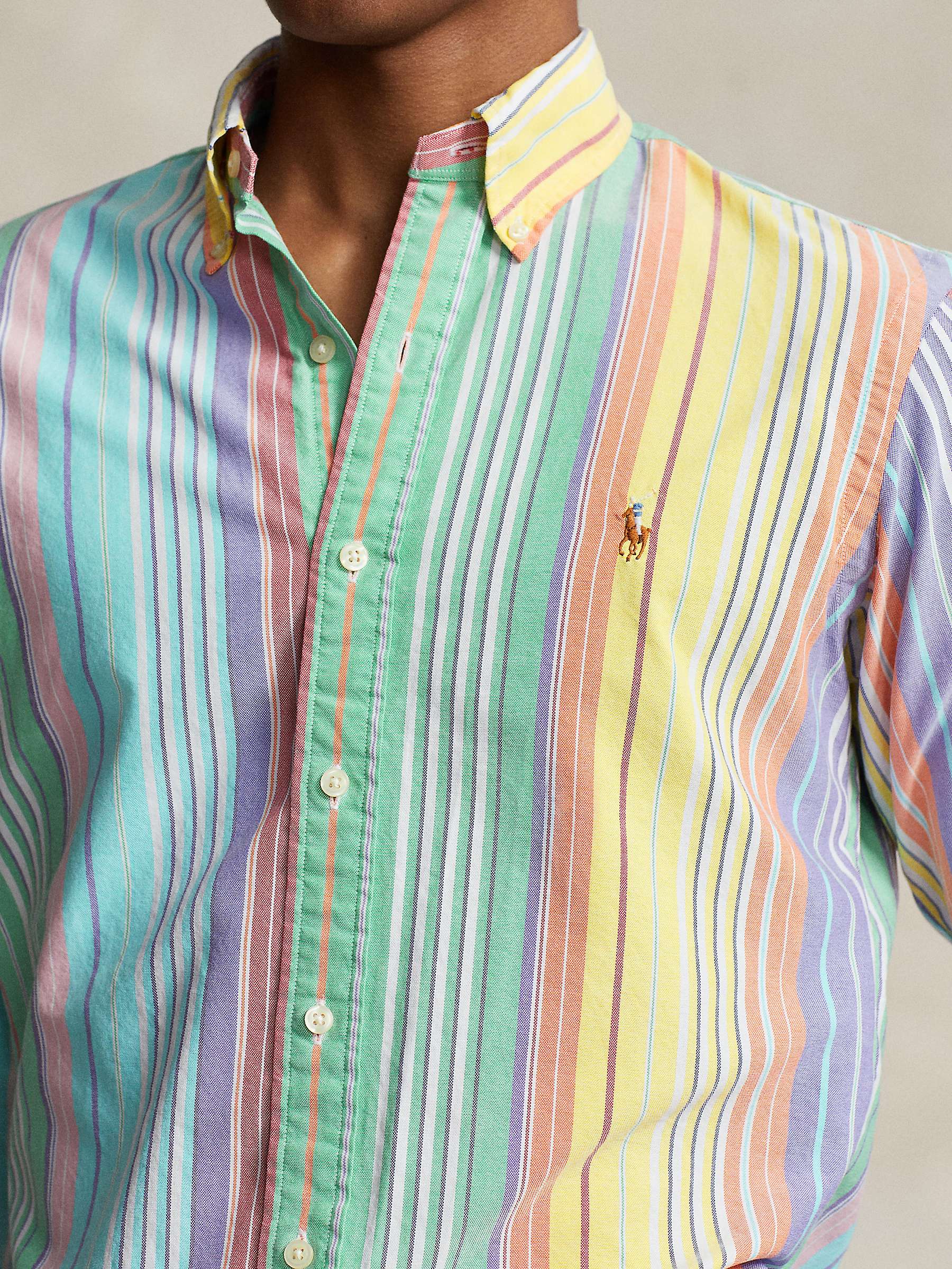 Buy Polo Ralph Lauren Custom Fit Striped Oxford Fun Shirt Online at johnlewis.com