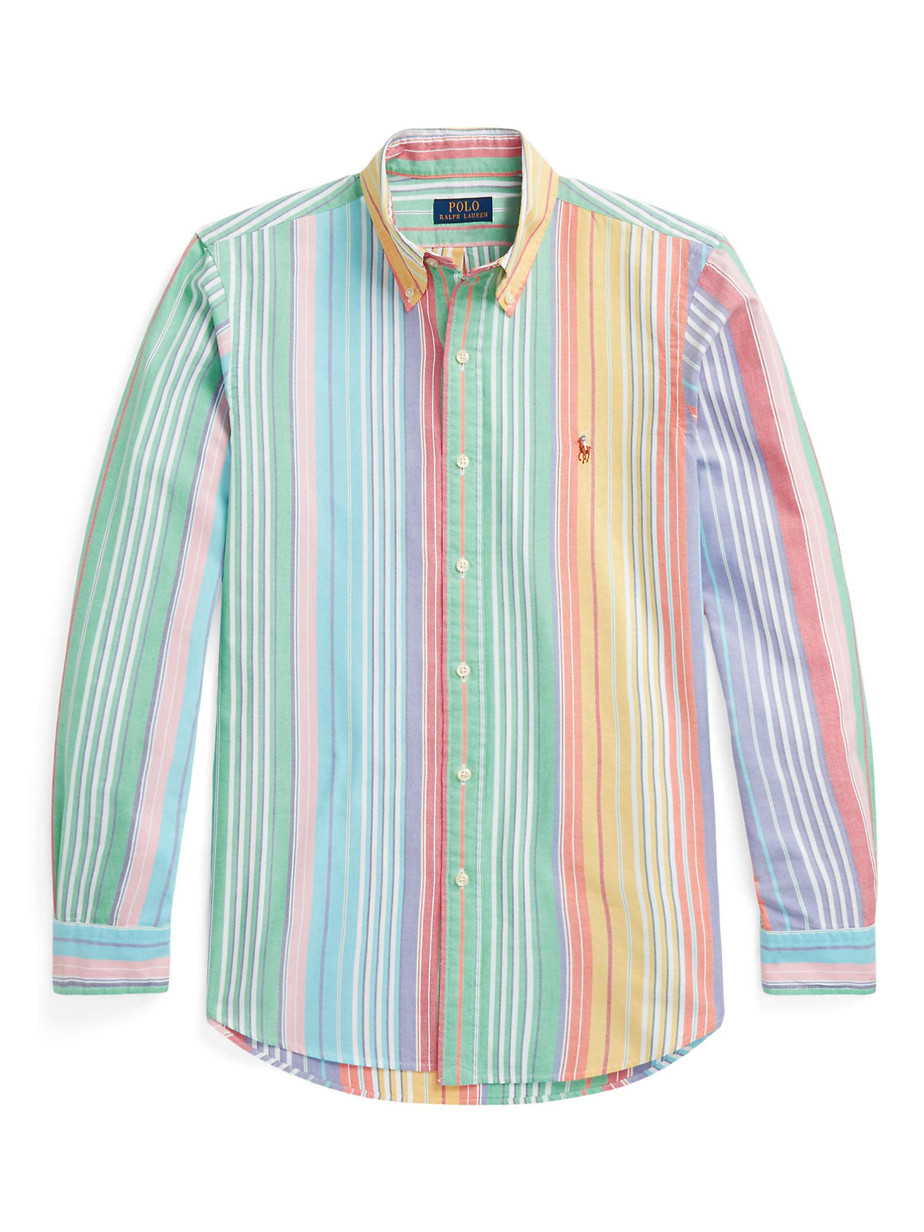 Buy Polo Ralph Lauren Custom Fit Striped Oxford Fun Shirt Online at johnlewis.com
