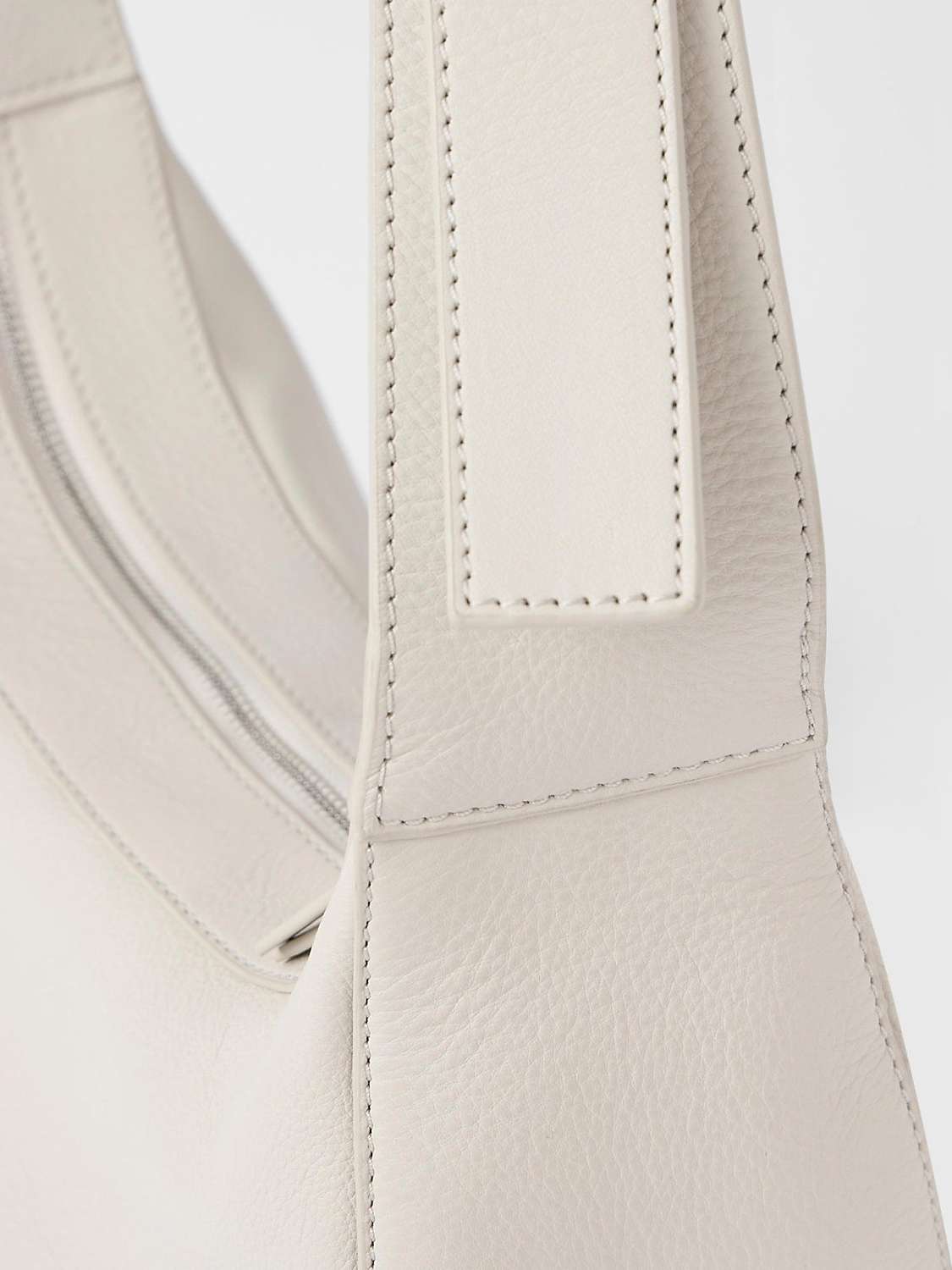 Buy Mint Velvet Leather Cross Body Bag, Natural Online at johnlewis.com