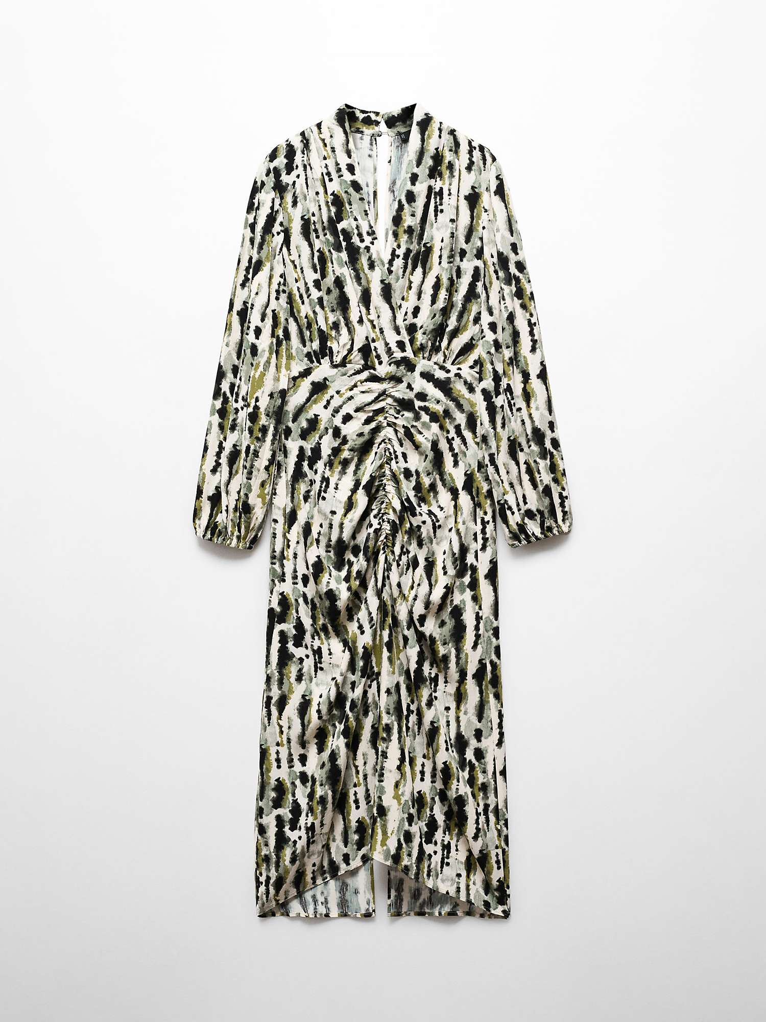 Buy Mango Leonor Printed Ruffled Dress, Multi Online at johnlewis.com
