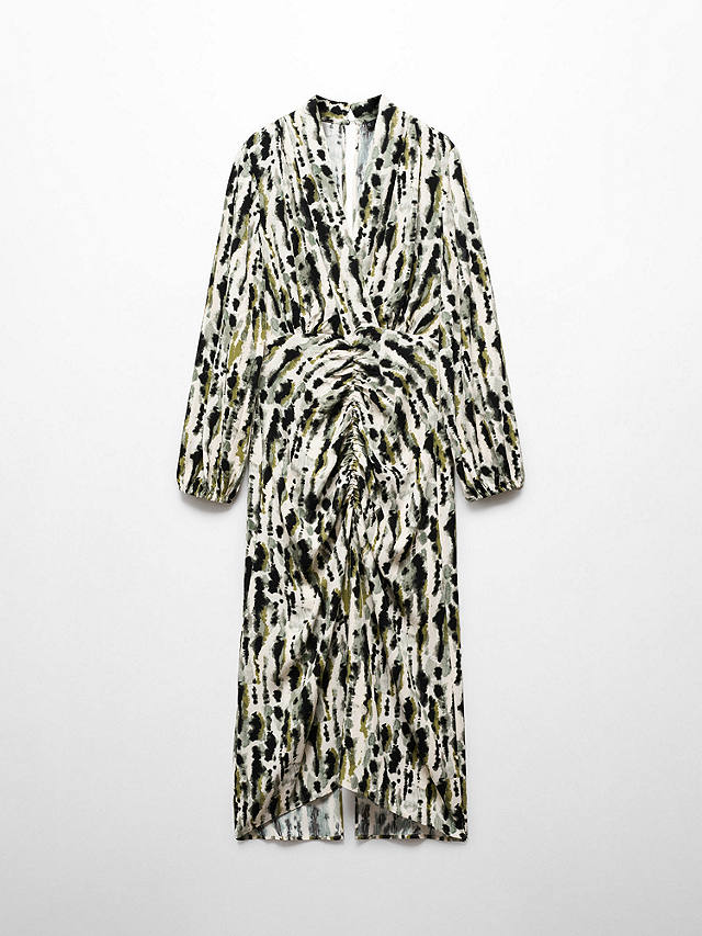 Mango Leonor Printed Ruffled Dress, Multi