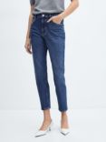 Mango New Mom Cropped Jeans