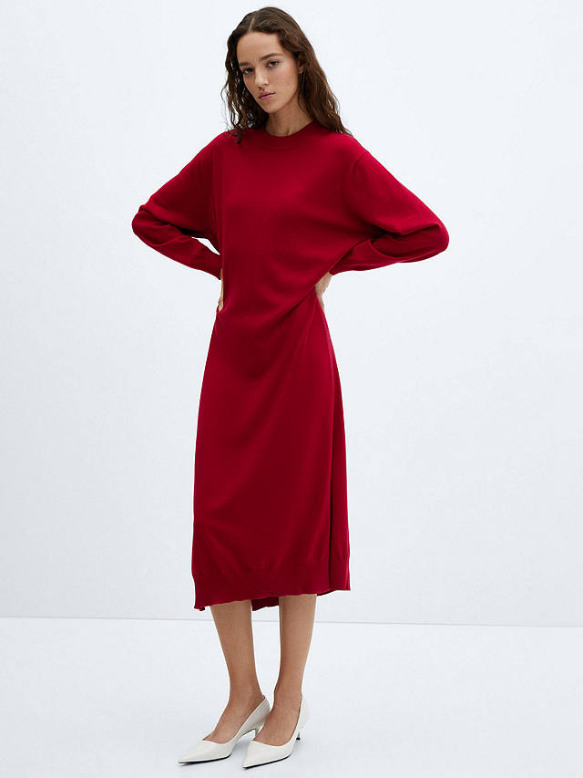 Mango Vieira Dress, Red