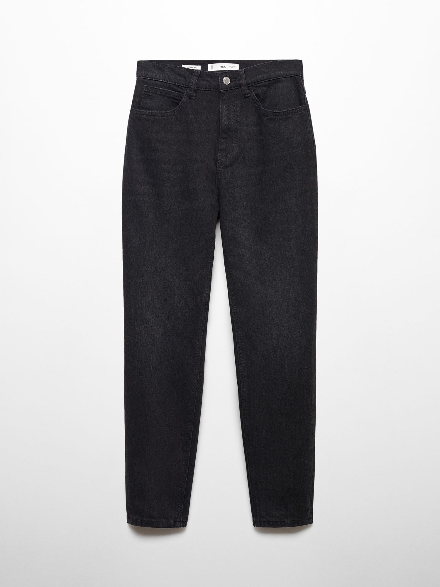 Buy Mango New Mom Cropped Jeans, Open Grey Online at johnlewis.com