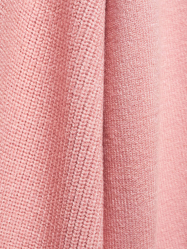 Mango Nora Fine Knit Jumper, Pink