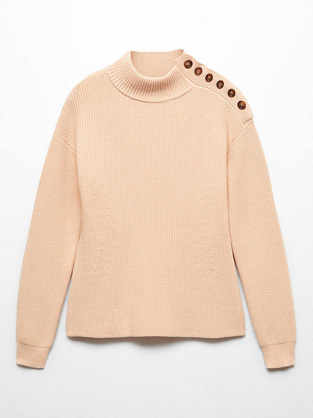 Mango Lalo Jumper, Light Beige