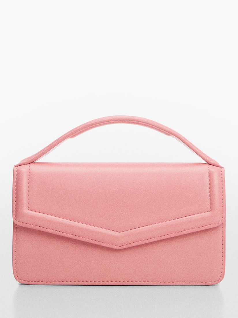 Mango Maggie Envelope Crossbody Bag, Pink, One Size