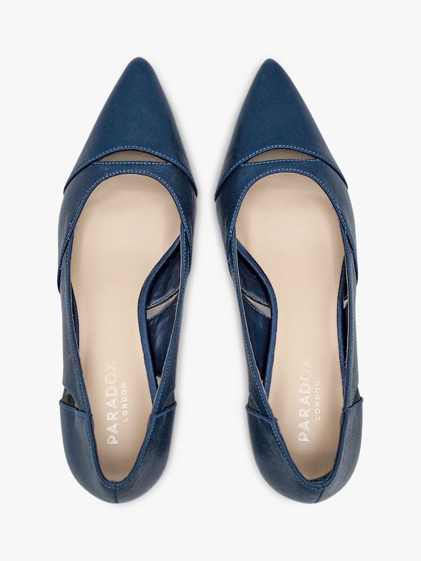 Buy Paradox London Kaira Shimmer Court Shoes Online at johnlewis.com